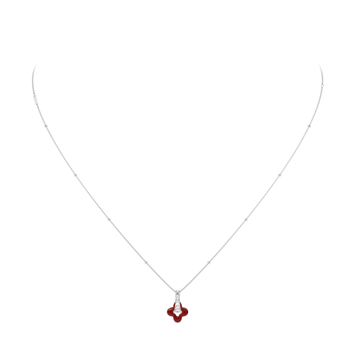 Silver Clover Necklace