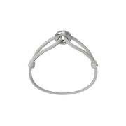 Silver Soho Diamond Cord Bracelet