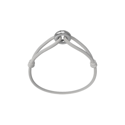 Silver Soho Diamond Cord Bracelet