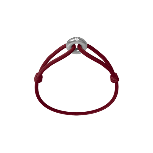 Silver Soho Diamond Cord Bracelet