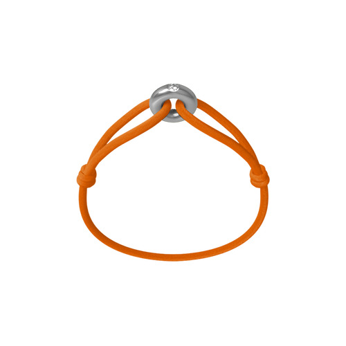 Silver Soho Diamond Cord Bracelet