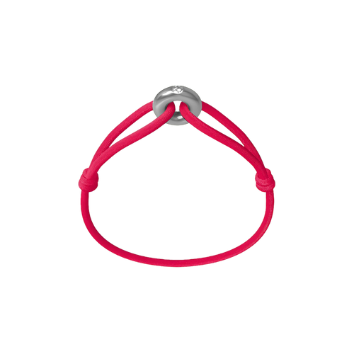 Silver Soho Diamond Cord Bracelet