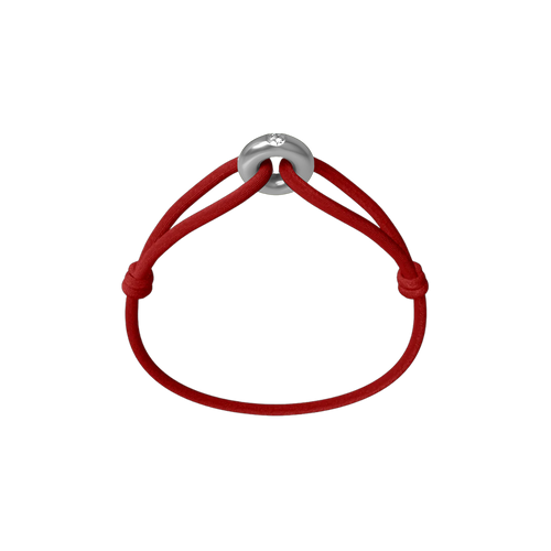 Silver Soho Diamond Cord Bracelet