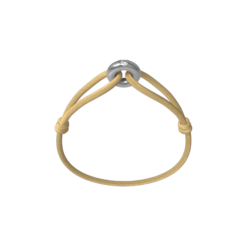 Silver Soho Diamond Cord Bracelet