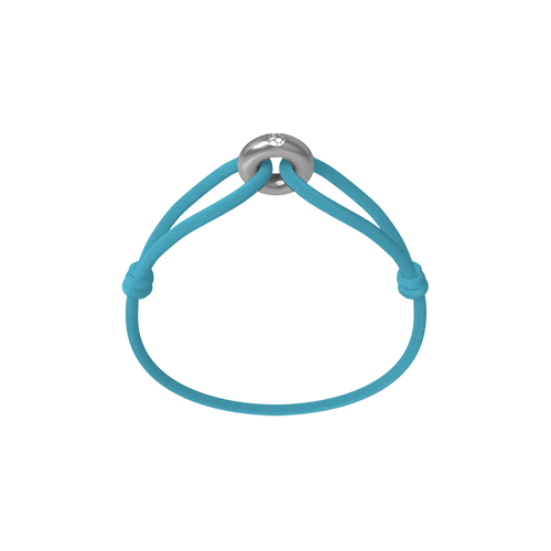 Silver Soho Diamond Cord Bracelet