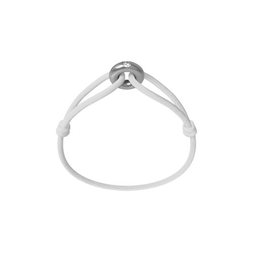 Silver Soho Diamond Cord Bracelet