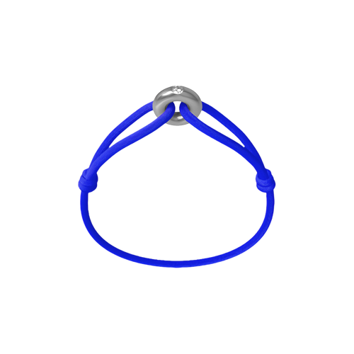 Silver Soho Diamond Cord Bracelet
