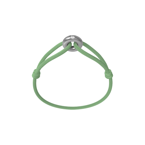 Silver Soho Diamond Cord Bracelet