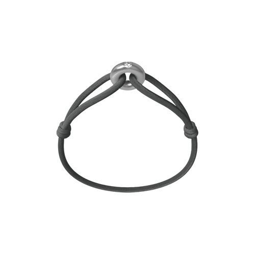 Silver Soho Diamond Cord Bracelet