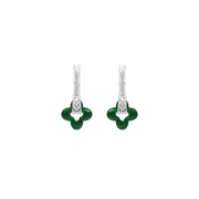 Silver Clover Earrings
