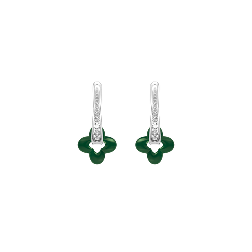 Silver Clover Earrings