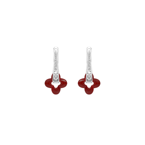 Silver Clover Earrings