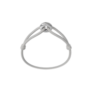 Silver Soho Cord Bracelet