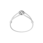 Silver Soho Cord Bracelet