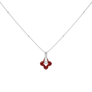 Silver Clover Necklace
