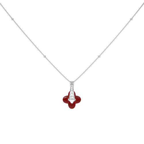 Silver Clover Necklace