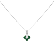 Silver Clover Necklace