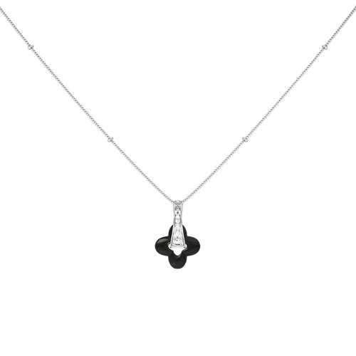 Silver Clover Necklace