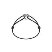 Silver Heart Cord Bracelet