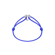 Silver Heart Cord Bracelet