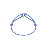Silver Heart Cord Bracelet