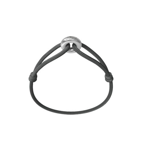 Silver Soho Matte Cord Bracelet