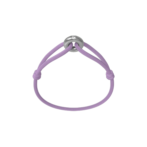 Silver Soho Diamond Cord Bracelet