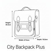 Handmade Leather City Backpack - British Edit
