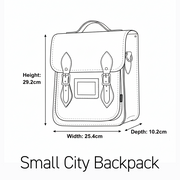 Handmade Leather City Backpack - British Edit