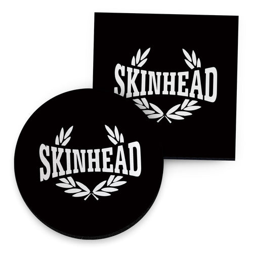Skinhead - Laurel Leaf - Drinks Coaster - Round or Square