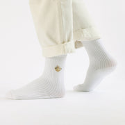 Save the Sloths Ribbed Bamboo Socks