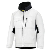 Snickers 1128 Craftsmen’s Winter Water Resistant Quilt Lined Rip-Stop Jacket White Medium