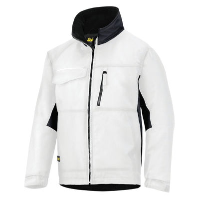 Snickers 1128 Craftsmen’s Winter Water Resistant Quilt Lined Rip-Stop Jacket White