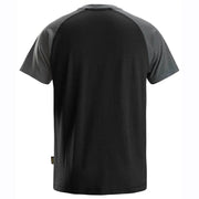 Snickers 2550 Two-Coloured Short Sleeve Cotton T-Shirt