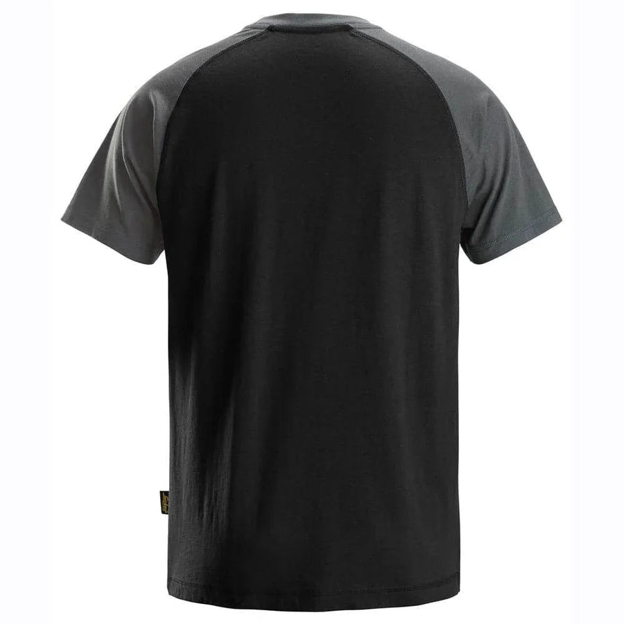 Snickers 2550 Two-Coloured Short Sleeve Cotton T-Shirt
