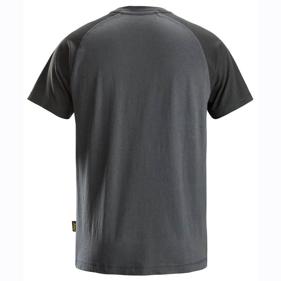 Snickers 2550 Two-Coloured Short Sleeve Cotton T-Shirt