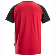 Snickers 2550 Two-Coloured Short Sleeve Cotton T-Shirt