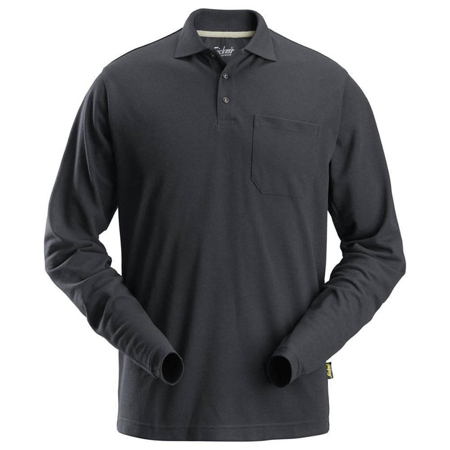 Snickers 2608  Long Sleeve Pique Polo Work Shirt
