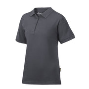 Snickers 2702 Womens Ladies Work Polo Shirt T-Shirt  Steel Grey / XS