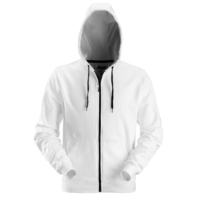 Snickers 2801 Full Zip Soft Lining Hoodie White 2XL