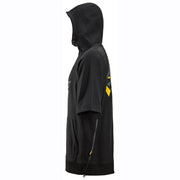 Snickers 2850 Logo Short Sleeve Hoodie Sweatshirt