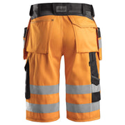 Snickers 3033 Hi-Vis Holster Pocket Shorts, Class 1 Hi-Vis Orange, 31" Waist-Snickers 46