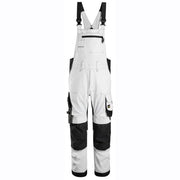 Snickers 6051 AllroundWork Stretch Bib & Brace Trousers White