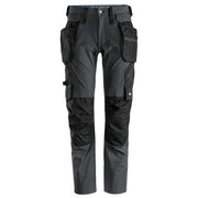 Snickers 6208 LiteWork, Detachable Holster Pocket Kneepad Work Trousers Steel Grey