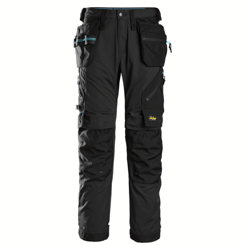 Snickers 6210 LiteWork, 37.5® Holster Pocket Work Trousers Black 35" Waist, 32" Leg - Snickers Size 50