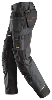 Snickers 6214 RuffWork, Canvas+ Holster Pocket Work Trousers Steel Grey
