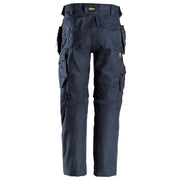 Snickers 6224  AllroundWork, Canvas+ Stretch Work Trousers+ Holster Pockets Navy