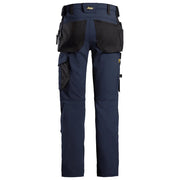 Snickers 6271 AllroundWork, Full Stretch Trousers Holster Pockets, Navy