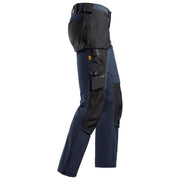 Snickers 6271 AllroundWork, Full Stretch Trousers Holster Pockets, Navy