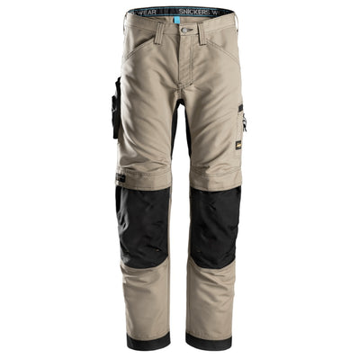 Snickers 6307 LiteWork 37,5® Work Kneepad Trousers Khaki/Black, 31" Waist 30" Leg-Snickers 92